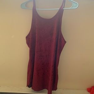 Intimate Affair, size small, red velvet dress